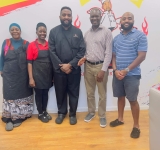 Buganda minister Noah Kiyimba visits Ugandans in the United States